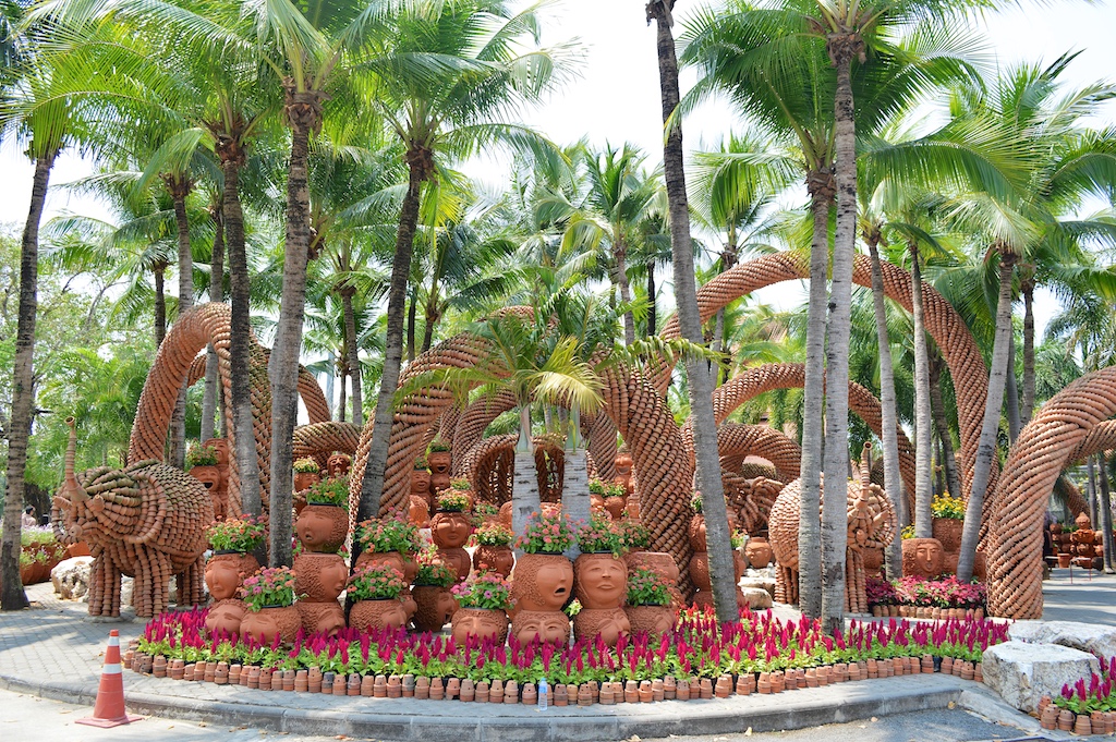 Nong Nooch Tropical Botanical Garden Clay Pots