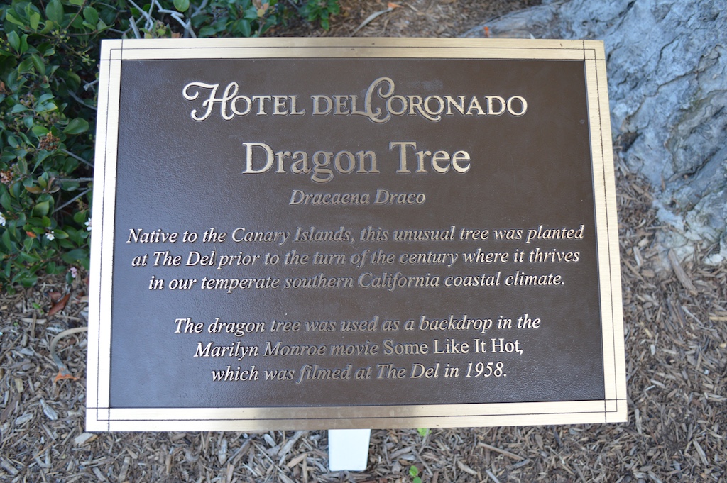 Hotel del Coronado Dragon Tree Sign