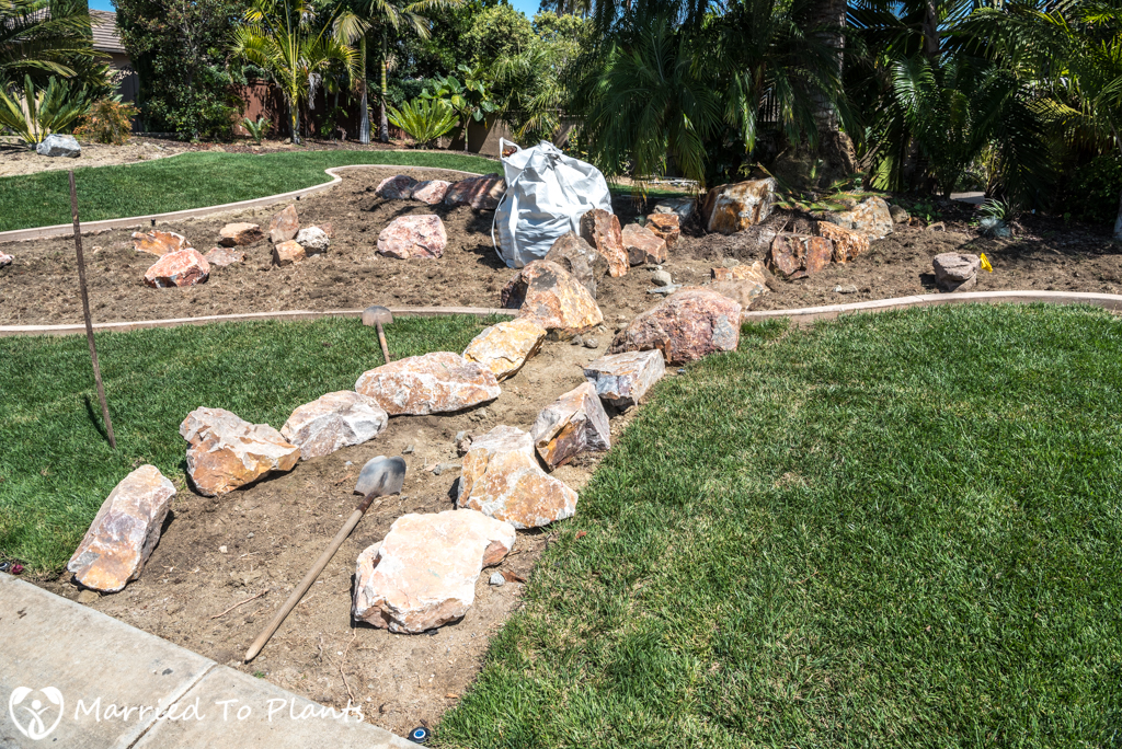 Dry Creek Bed - Boulder Placement