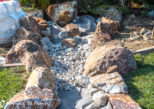 Dry Creek Bed - Medium River Rock Placement